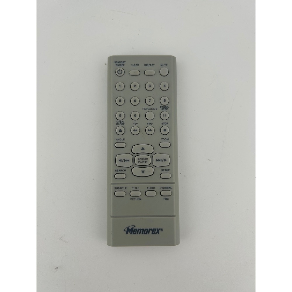 Memorex Universal Remote Control For DVD Player TV‎ VCR CD Grey